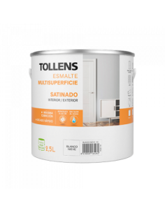 Esmalte Multisuperficie Satinado Blanco Nieve 2.5 lt