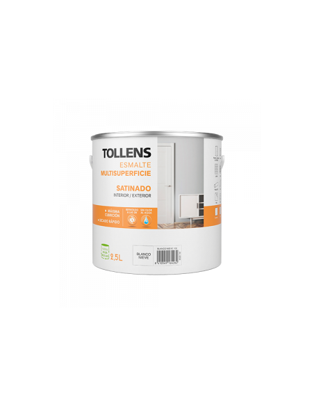 Esmalte Multisuperficie Satinado Blanco Nieve 750 ml