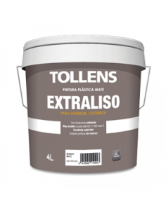 Pintura Plástica Mate Extraliso Blanco 4 lts