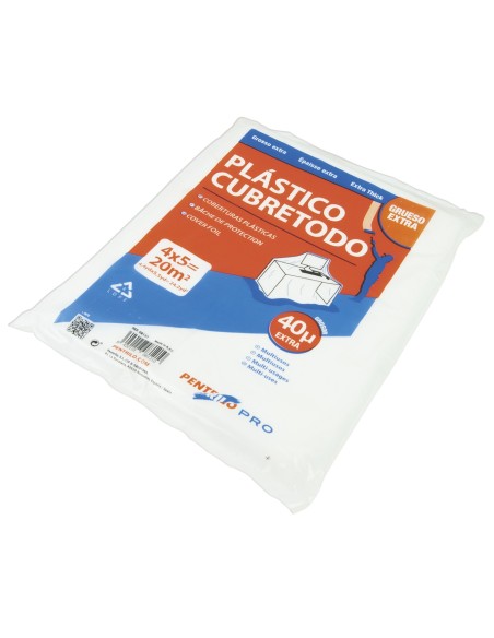Plastico Cubretodo Grueso 4 x 5m.