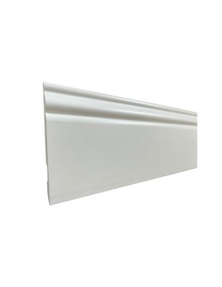 Rodapié Blanco Prelacado con moldura