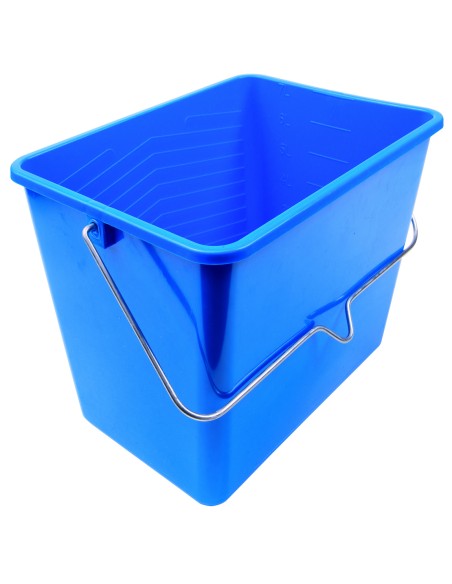 CUBETA PLASTICO AZUL 7 LT