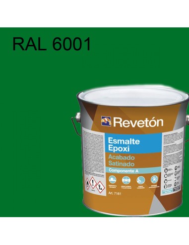 Pintura epoxi suelos 2c carta Ral 6001 (A+B) 16 LT