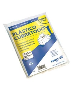 Plástico Cubretodo Fino 4×5 m