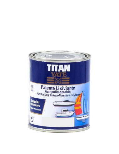 Patente Autopulimentable Lixiviante Titan Yate Negra 750 ML