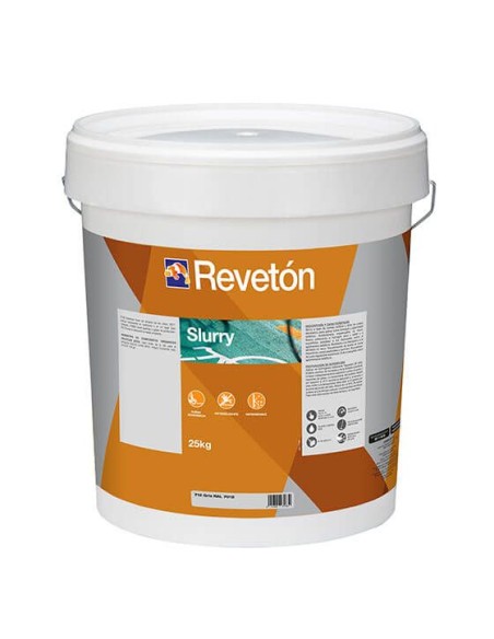 SLURRY ROJO ÓXIDO RAL 3009 REVETÓN 25KG