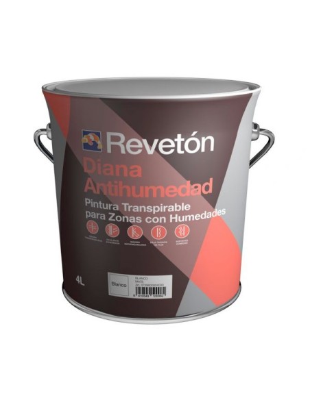 PINTURA ANTIHUMEDAD BLANCO DIANA 4 LT