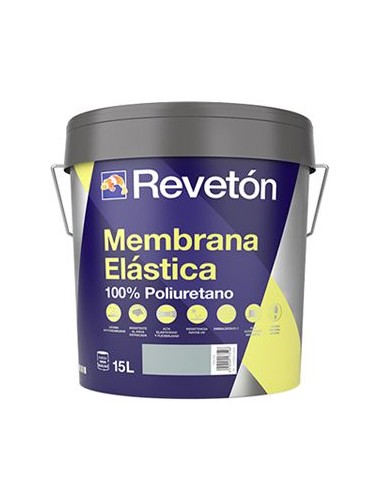 Membrana Elástica 100% Poliuretano al Agua Gris 15 lt