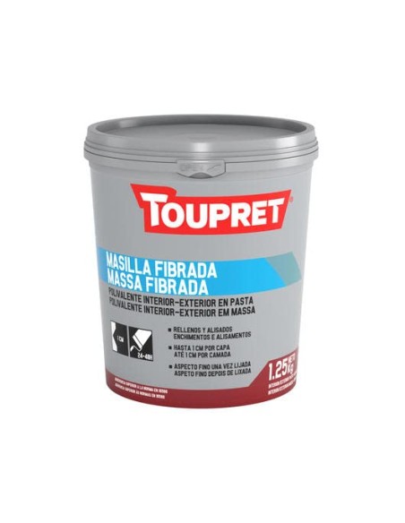 Masilla en Pasta Fibrada Toupret 5 kg