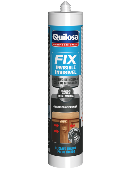 Adhesivo de montaje Quilosa FIX invisible 300 ml
