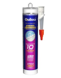 Silicona Acida para Baños y Cocinas 280ml -Transparente
