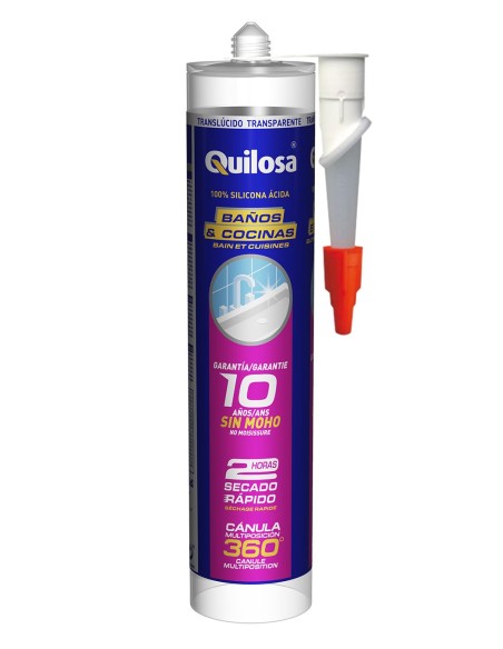 SILICONA BAÑOS Y COCINAS BLANCO 280 ML