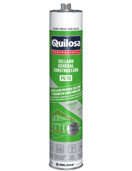 Sellador Adhesivo de Poliuretano PU-50 Marron 300 ml