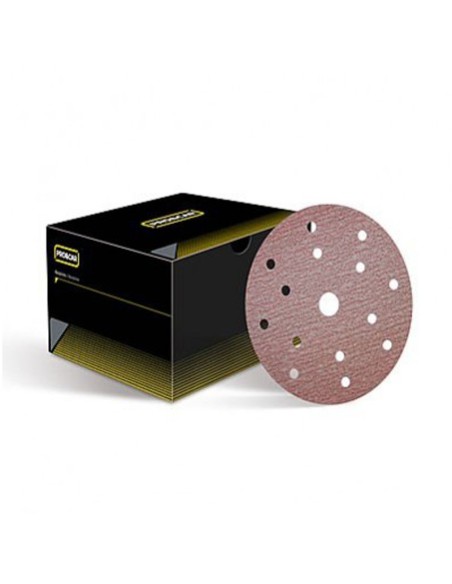 Caja 100 unidades ( Disco Abrasivo P180 Velcro 150 mm