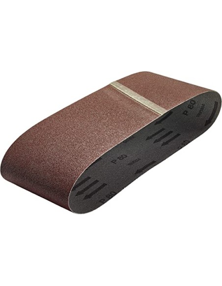 Banda de lija en tela 100 x 690 grano 120