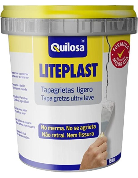 TAPAGRIETAS RELLENO LIGERO BLANCO LITEPLAST 750 ML