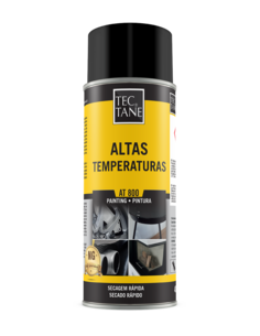 Spray Pintura Negro Altas Temperaturas 400 ml