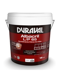 Pintura Albacril Duraval L/P 65 Blanco 15 Lt
