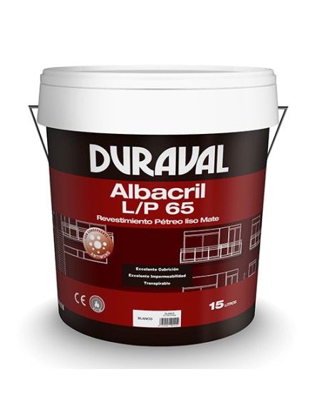 Pintura Albacril Duraval L/P 65 Blanco 15 Lt