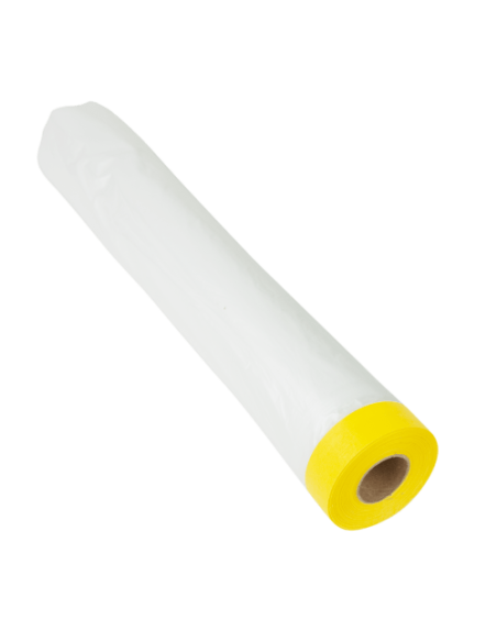 Plástico con cinta Spray Flash 90º 20 m. x 90 cm
