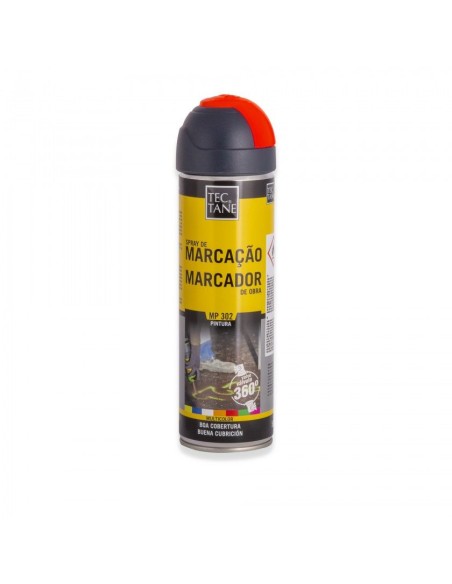 Tectane Marcador de obra Rojo 500 ML