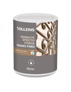 ESMALTE EFECTO FORJA GRANO FINO AL AGUA BASE PL 750ML