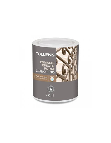 ESMALTE EFECTO FORJA GRANO FINO AL AGUA BASE PL 750ML