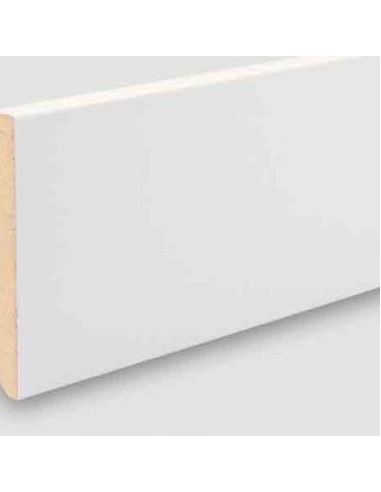 Rodapie Wpc Lacado Blanco Hidrofugo (Papel ) 2240 x 90 x 14 mm