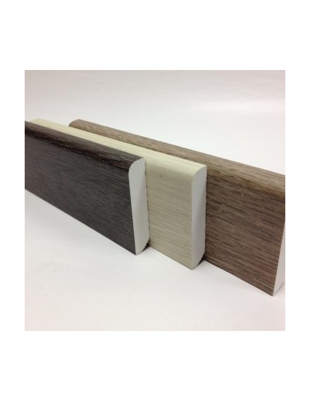 Rodapié Espumado Pvc Varios Colores  2,25 m x 7 mm x 10 ( ml)