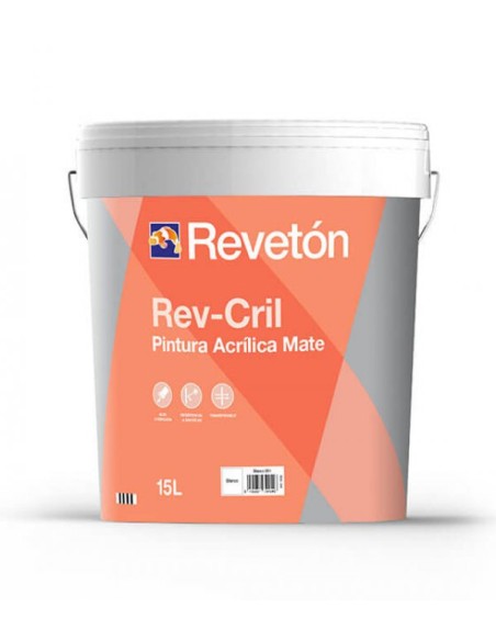 PINTURA REVETON REV-CRIL BLANCO 15LT