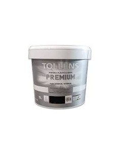 TOLLENS PREMIUM MATE NEGRO 12LT