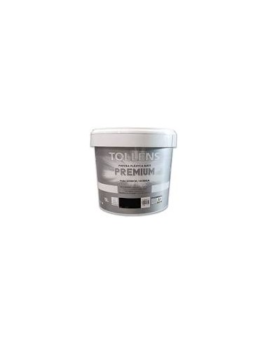 Pintura Plástica Negro Premium Mate Tollens 4 lts