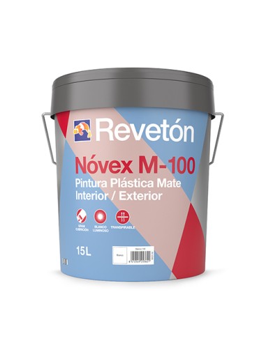 Pintura Mate Novex M-100 Blanco Luminoso 5 kg