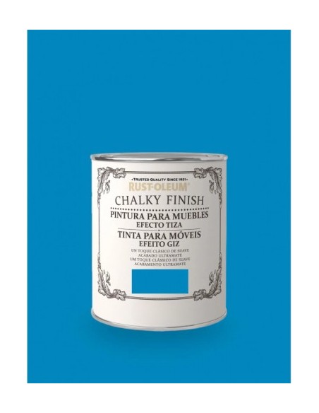 Pintura a la Tiza Chalky Finish Bruguer Azul Profundo 750 ml