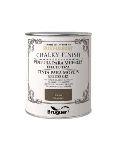 Pintura a la Tiza Chalky Finish Muebles Verde Profundo 750 ml