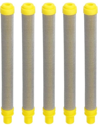 Filtro de pistola airless amarillo 100 mallas 10 Unidades