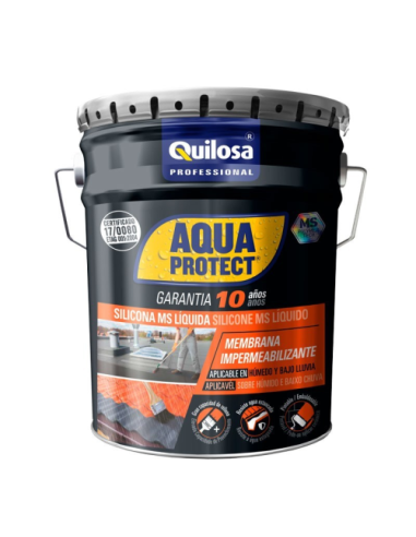 Silicona MS Líquida Aqua Protect 5 kg - Blanco