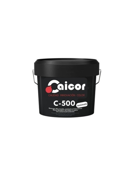 Pintura Caicor C 500 Blanco Mate Antimoho 14 lt