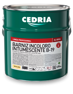 Barniz Incoloro Intumescente B-19 Cedria 25 lt
