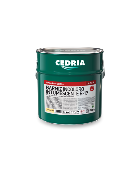 Barniz Incoloro Intumescente B-19 Cedria 25 lt