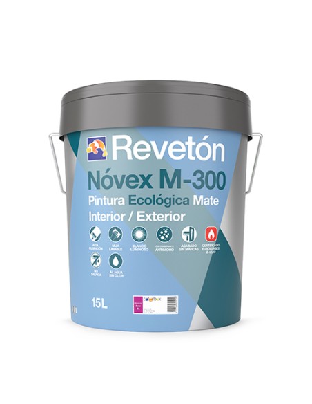 Pintura Ecologica Novex M-300 Blanco Mate 4 lts