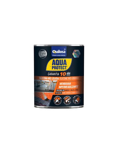 Silicona MS Líquida Aqua Protect 1 kg - Blanco