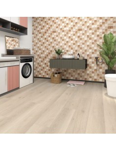 Tarima Vinilica Aqquo Easy  PVC de Calidad / Roble Cal...