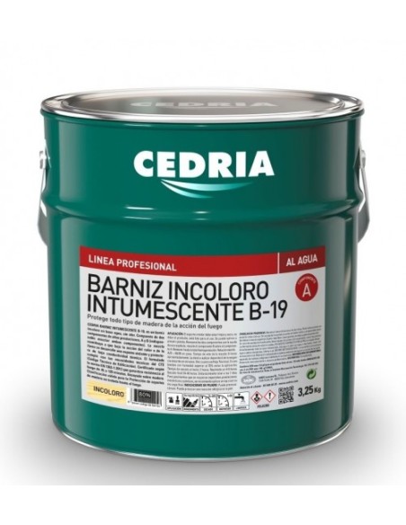 Barniz Incoloro Intumescente B-19 Cedria 5 lt