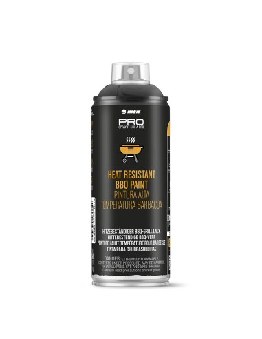 Pintura Anticalórica en Spray Barbacoa Negro 400 ml