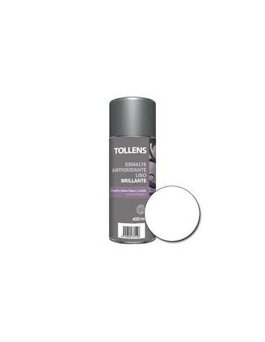 Spray Tollens Esmalte Antioxidante Brillante Blanco 400 ml