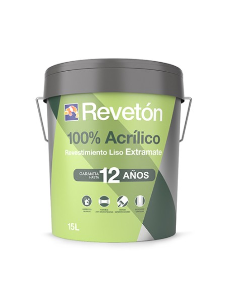 100% ACRILICO EXTRAMATE BASE BLANCO 15 LT
