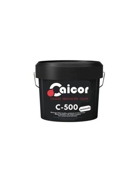 Pintura Caicor C 500 Blanco Mate Antimoho 4 lt