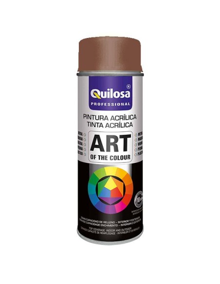 Spray Pintura Acrilica Ral 8017 Chocolate 400 Ml