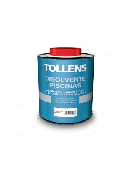 Disolvente Clorocaucho Piscinas Tollens 1 lts